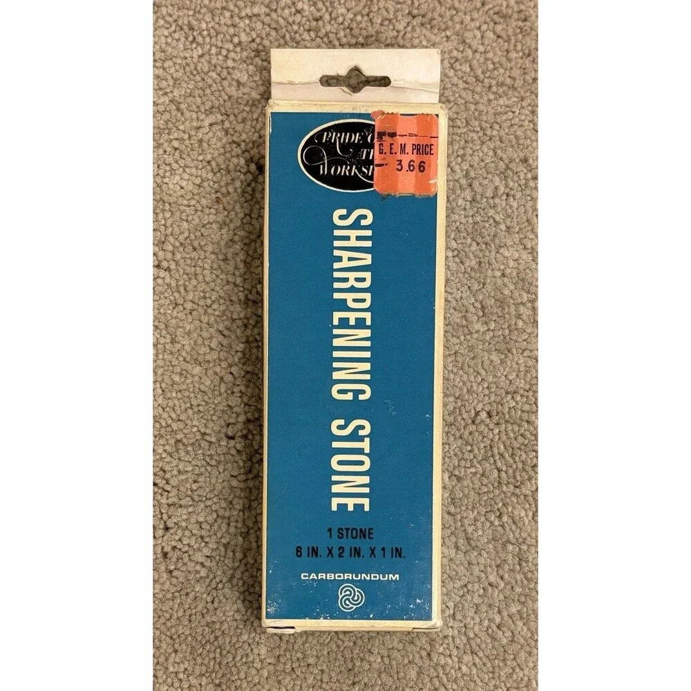 VTG Carborundum Hunting Military Sharpening Stone 1x2x6